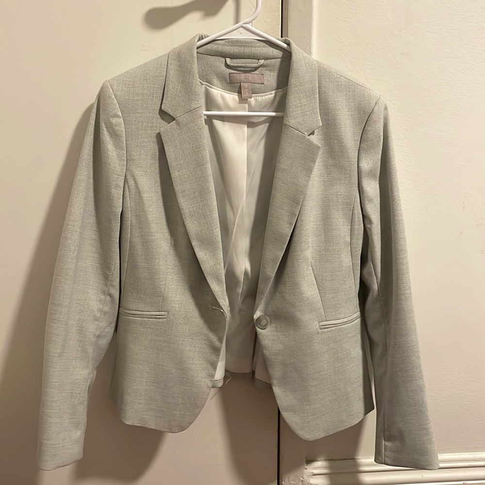 H&M gray blazer